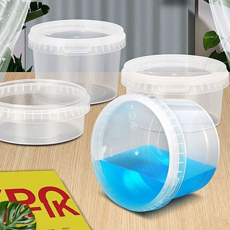 1.0MM-2.5mm Thickness Custom Food Bucket For Popcorn 32oz 46oz 64oz 85oz Free Sample