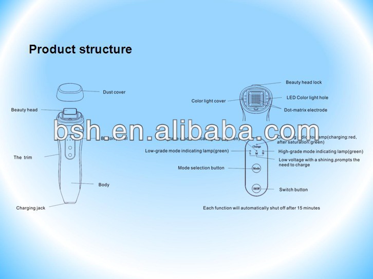 AC100 - 240 V Multifunction Beauty Device , Skin Rejuvenation Device