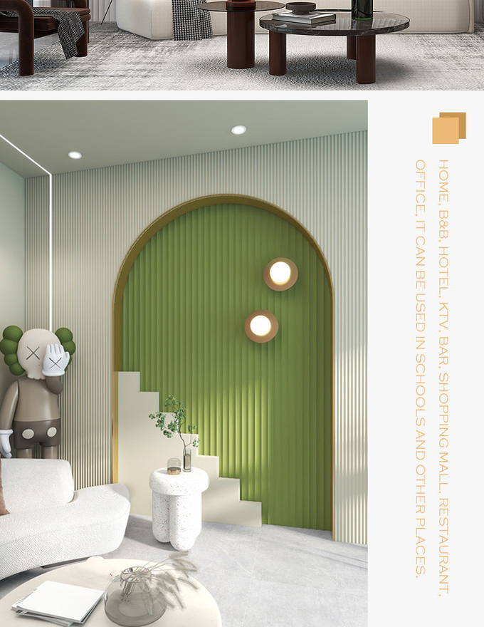 Antibacterial WPC Wood Panel Wood Plastic Composite Cladding Wall Panel