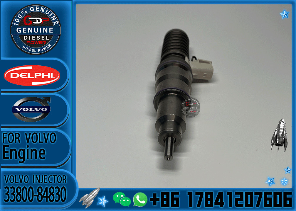 Common Rail Fuel Injector 33800-84830 3380084830 BEBE4D21001 For Vol/vo Hyundai