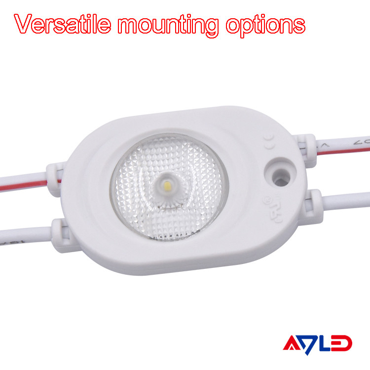SMD2835 1 LED Module With 180 Degree Lens For 50-100mm Depth Light Boxes And Channel Letters