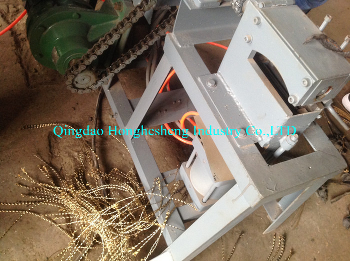 Unvulcanized Radial Tyre Scrap Steel Wire Separator Machine Semi Automatic Manual