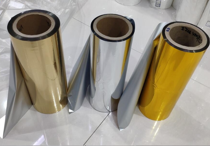 Pet Packaging Film Customized Printed Silver/Gold Colorful Aluminum Metallized Film