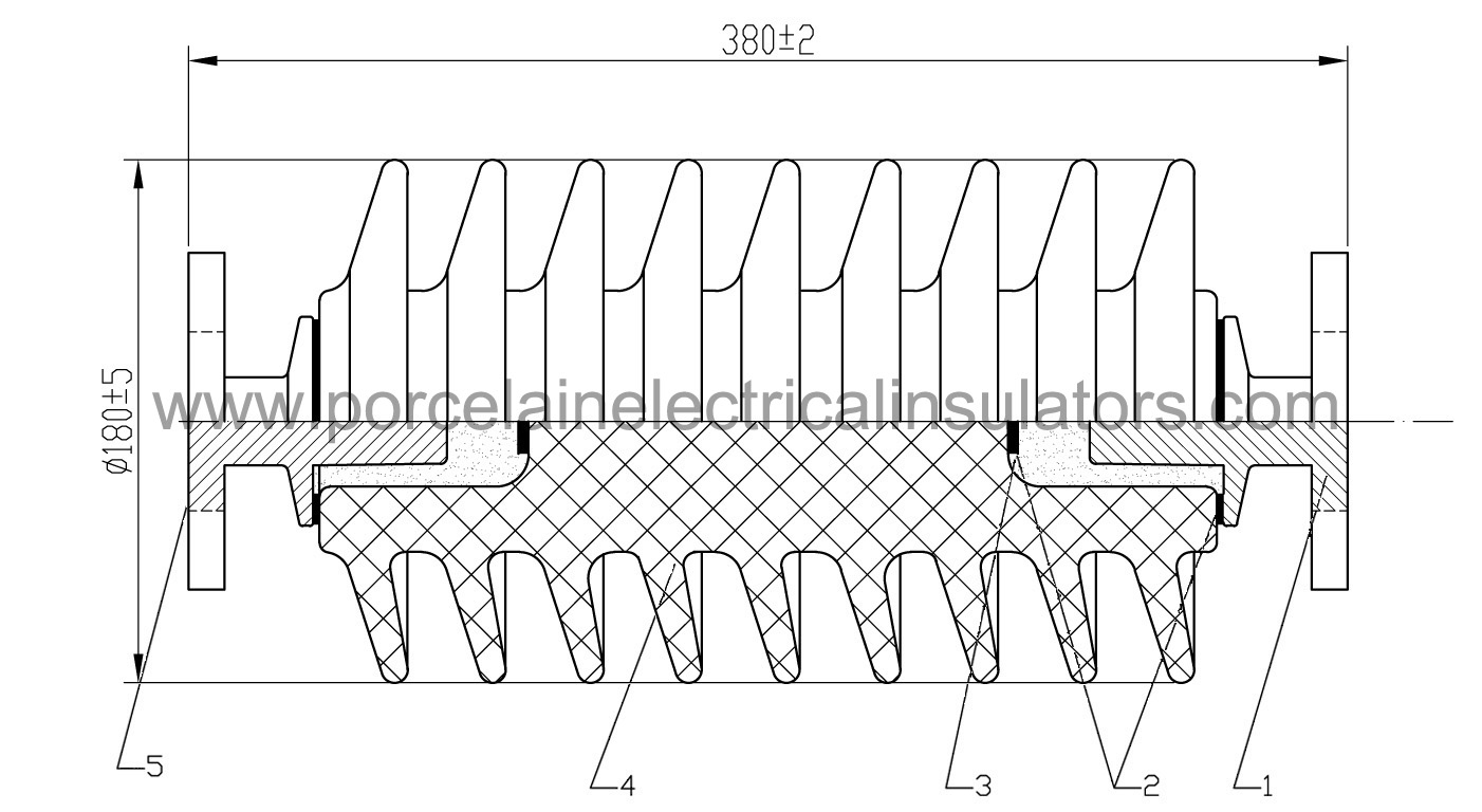 P13 support insulator for middle east market