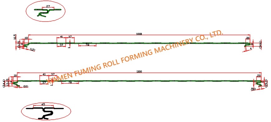 Custom 7.5KW Sandwich Panel Roll Forming Machine High Precision Cutting