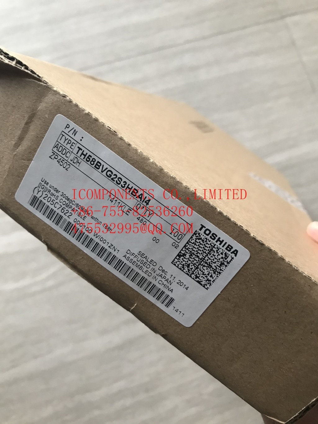 TC58NVG2S0HBAI4 KIOXIA SLC NAND Flash 3.3V 4Gb 24nm SLC NAND (EEPROM)