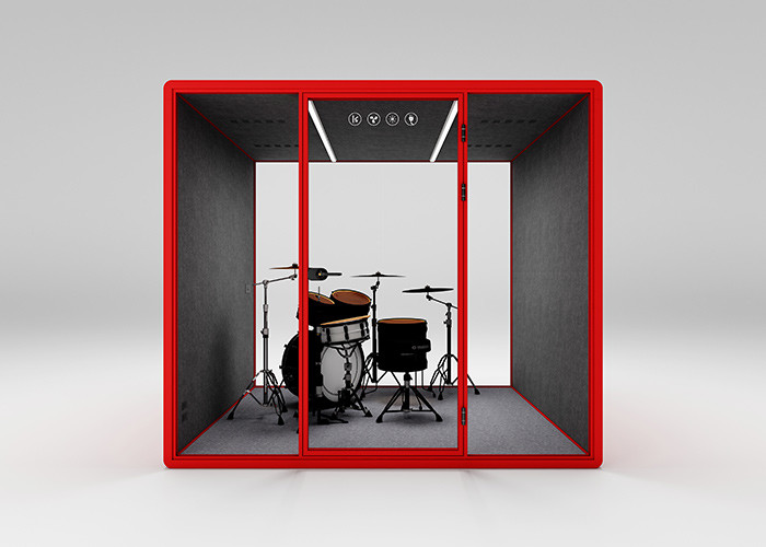 Office pods Laminated glass indoor music practice soundproof booth recording room training institutions