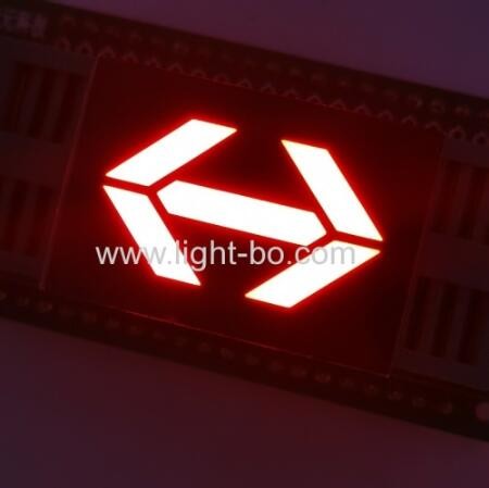 Ultra Bright Red 1inch Dual Arrow LED Display Common Anode For Elevator Direction Indicator
