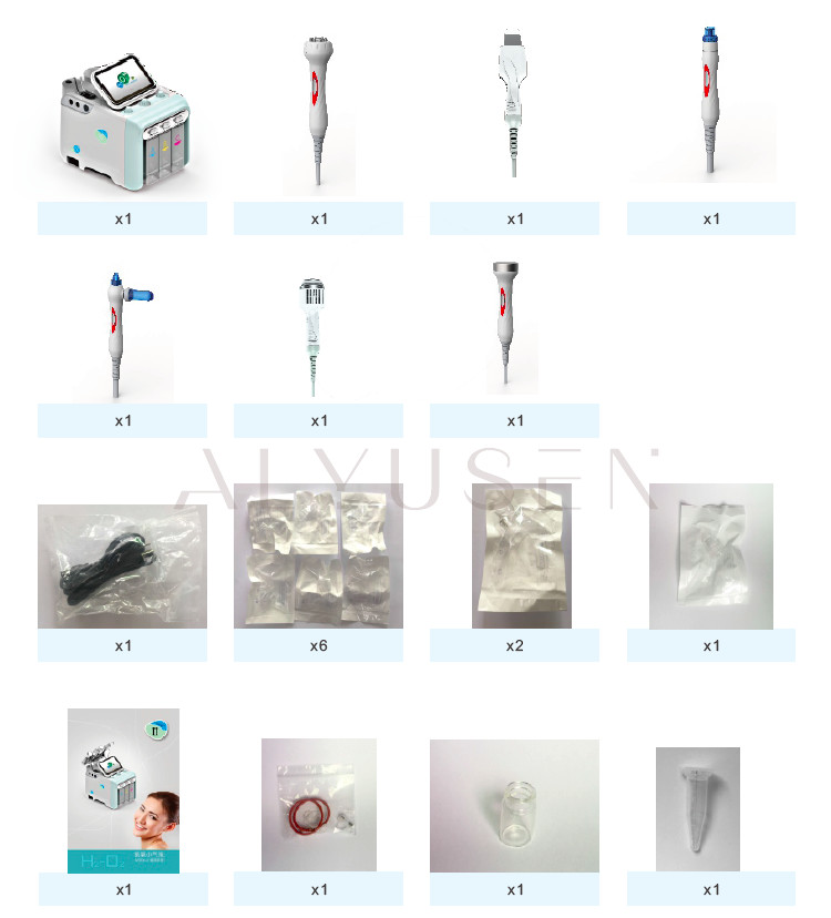 Water Facial Hydra Beauty Machine Spa Cleaning Oxygen Skin Tightening 6 In 1