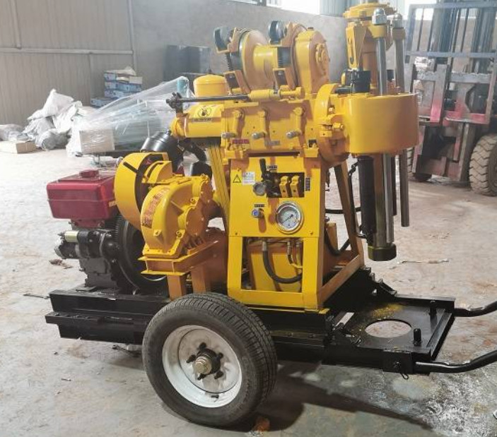 295mm Hydraulic Borewell Machine Trailer Mounted Easy Mobile Gk 200