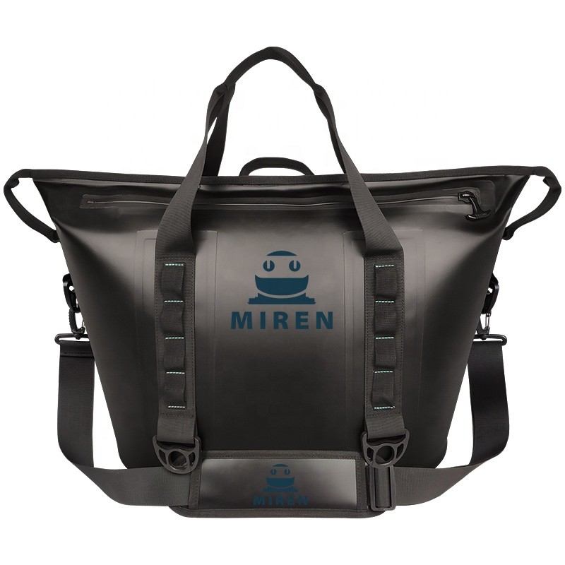Multifunctional Leakproof Soft Cooler Black Color For Travel Camping OEM