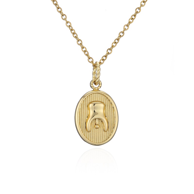 24K Vintage Coin Pendant Necklace