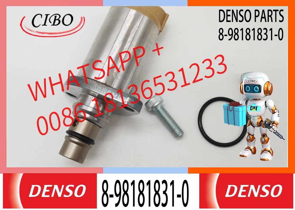 8-98043687-0 8-98181831-0 High Pressure Pump SCV Valve 8980436870 8981818310 For ZX200-3 ZX240-3 ZX330-3