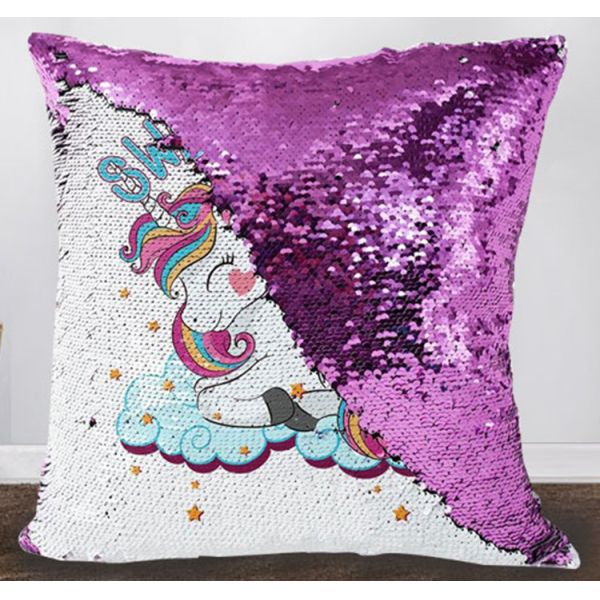 Latest Pillow Cushion Textile Fabric Pillow Cases Facebook Reversible Sequin Throw Pillows for Sublimation