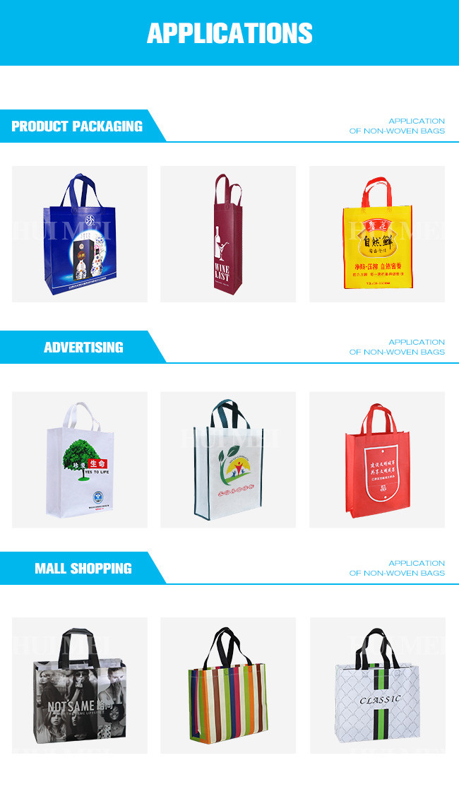 Silk Screen Folding 80gsm Polypropylene Non Woven Bags For Home