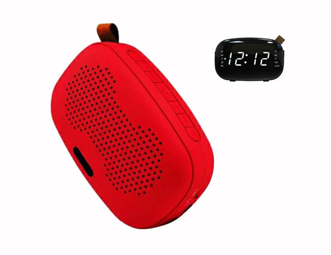 Gift Wireless Bluetooth Portable Bluetooth Speakers With Mirror Digital Screen