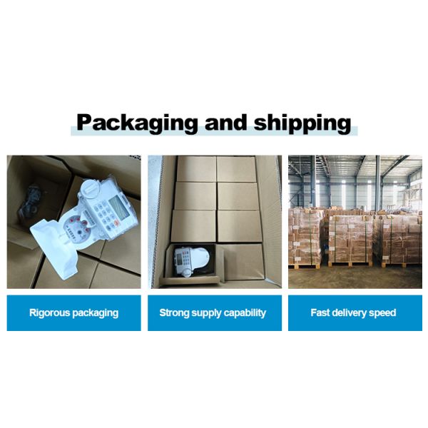 Rechargeable Water Meter Split Prepaid Token Water Meters with Software