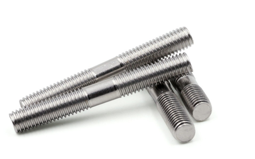 Easy Install Stainless Steel Double End Threaded Studs Large Fastening Force