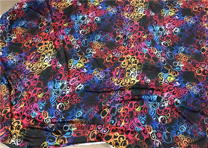 Shinny Bright Colors Recycled Lycra Fabric 2 Way Stretch High Colorfastness