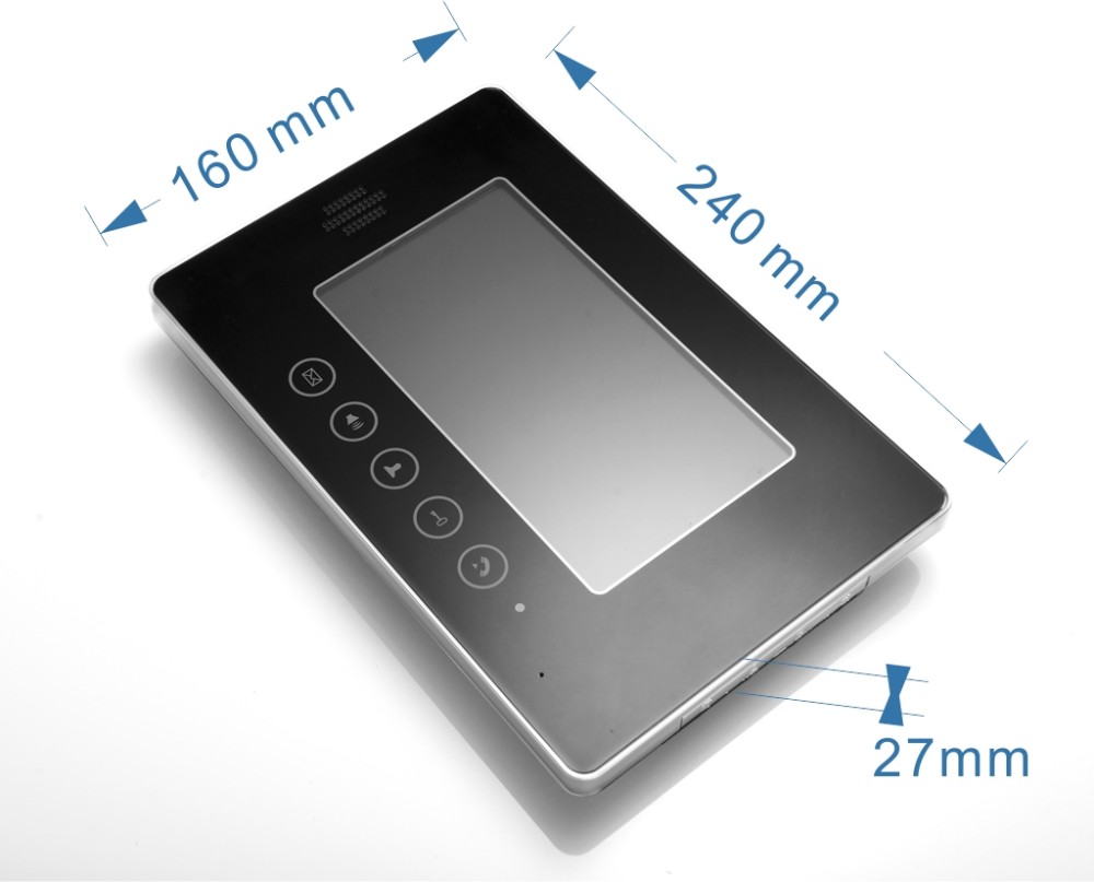 CK-10T M2@Manufacturer 7Inch Touch-Keys Video Door Phone and intercom system for Hotel,Apartment,Villa,Home