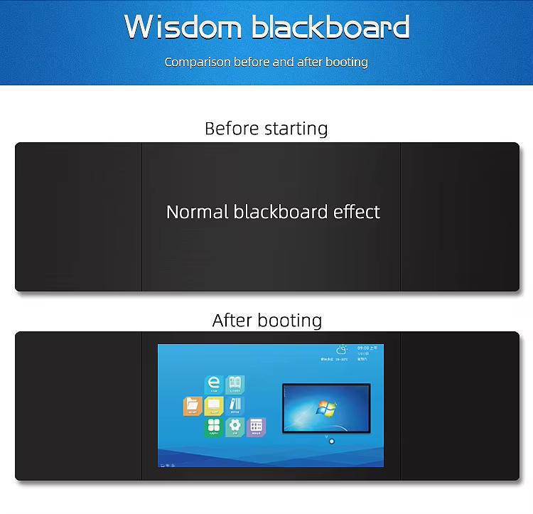 75 Inch Smart Digital Whiteboard Classroom Teacher Teaching Digital Blackboard 0