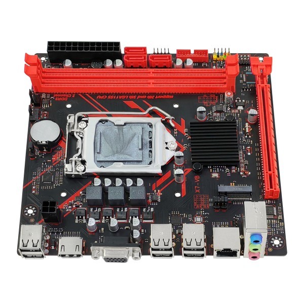 MATX H61 Motherboard DDR3 LGA 1155 H61 Chipset Motherboard Desktop PC Mainboard