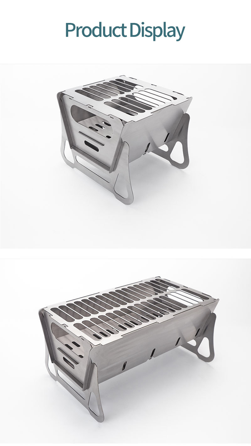 Stove and BBQ Grill Combination for Outdoor Cooking and Heating Features