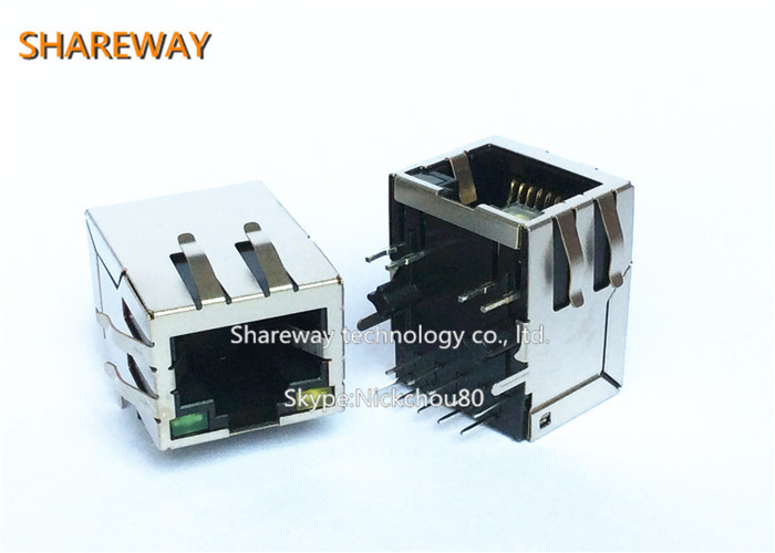 Free Sample RJ45 Connector With Integrated Magnetic Module SI-16001-F