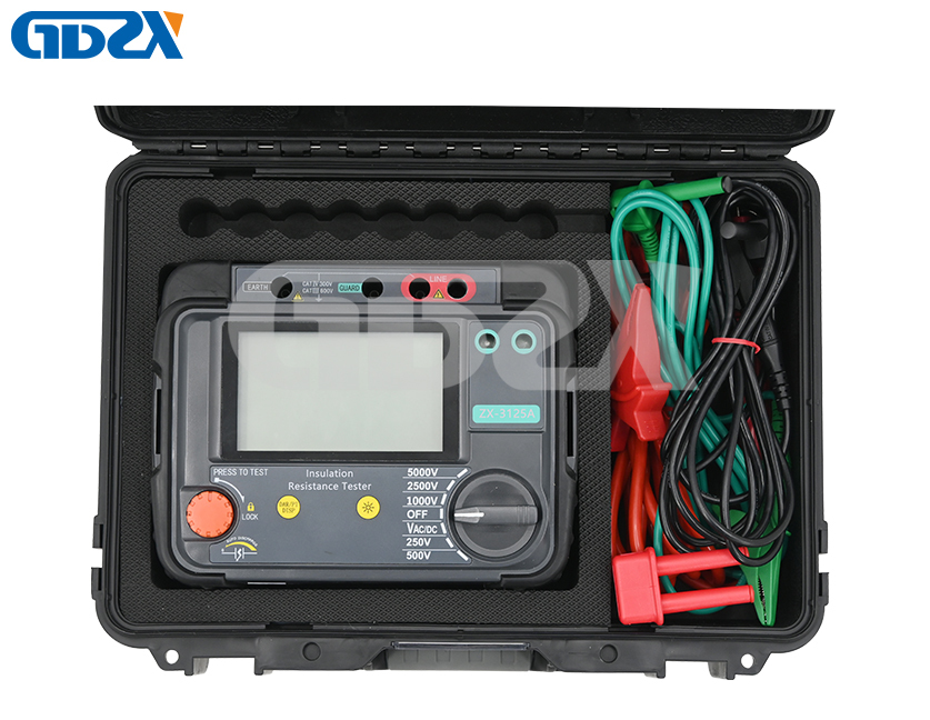 ZX-3125A Digital High Voltage Handheld Automatic Insulation Resistance Tester