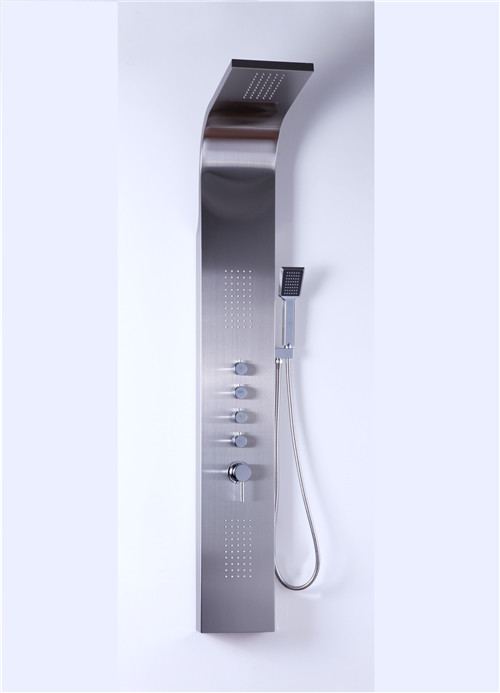 LED Lighting Shower Columns Panels Rectangle Shape Multi Color Heat Resistance