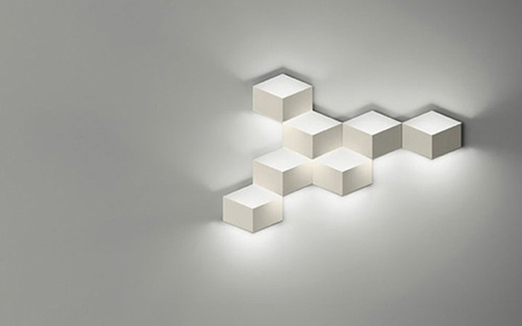 Modern Creative geometry Wall Lamp Bedroom Bedside Living Room Aisle three-Dimensional Wall Lamp(WH-OR-243)