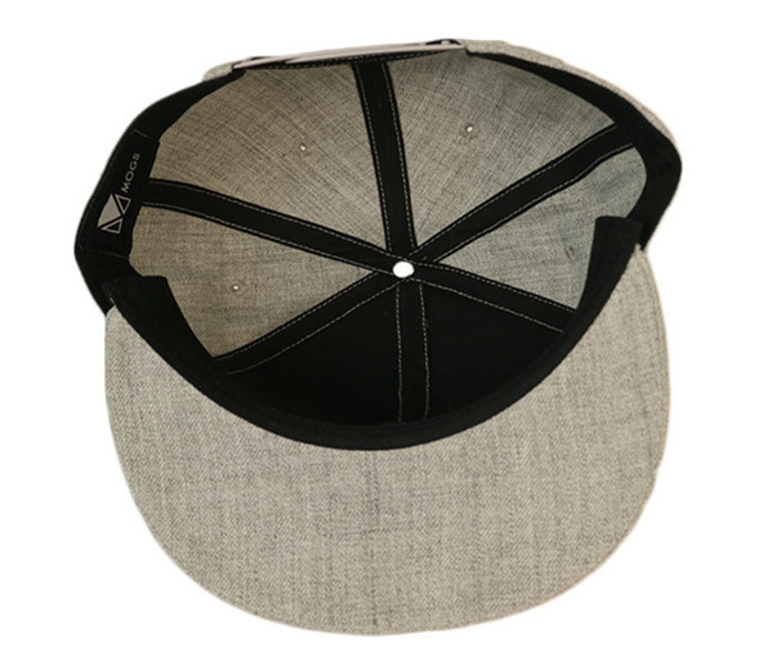 Custom 3D/Flat Embroidery Unisex Solid Color Cotton Twill Baseball Snapback Flat Brim Cap