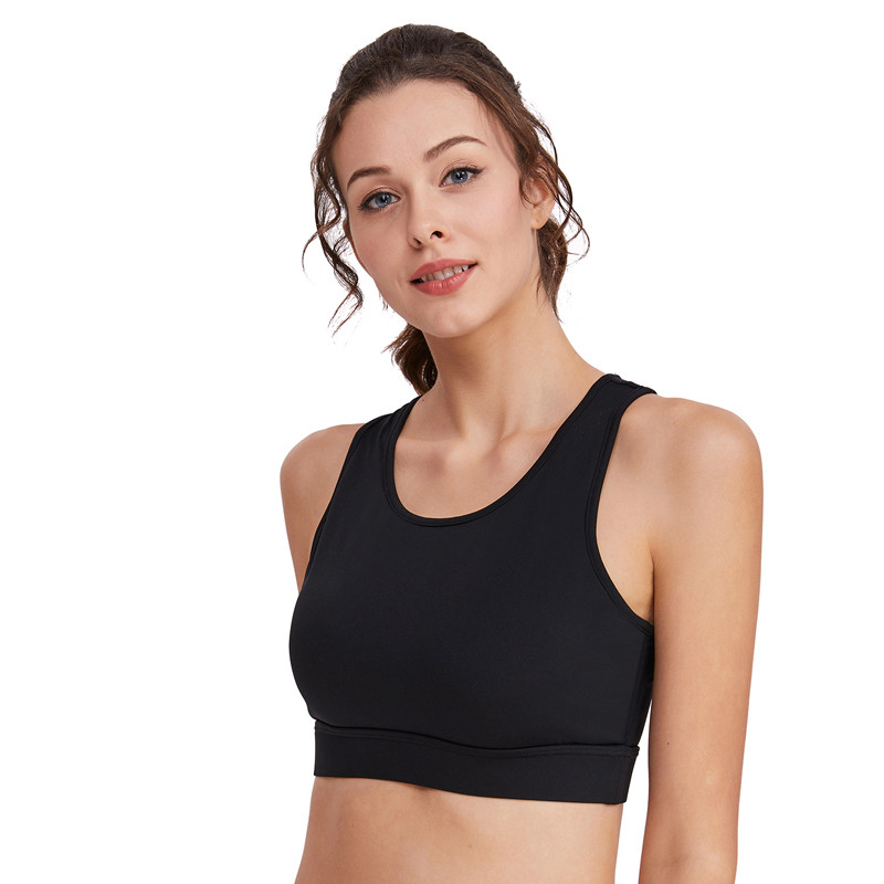 OEM Jogging Leisure Breathable Workout Tops Gym Wear Sports Bra