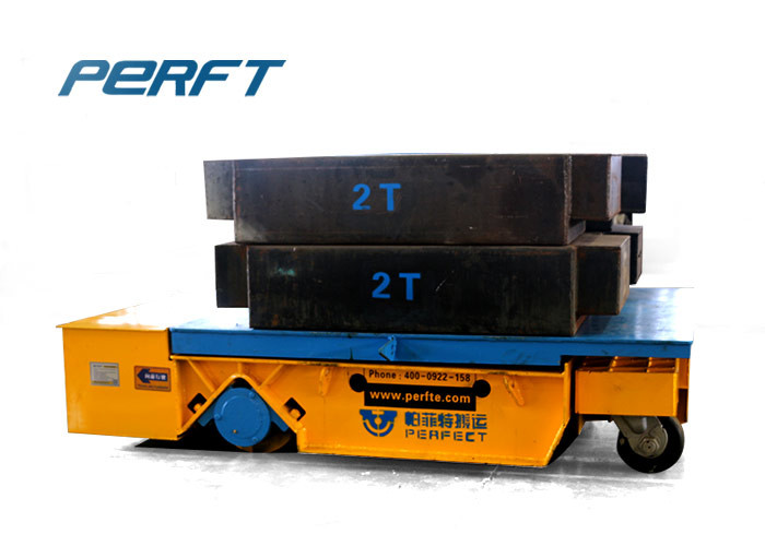 Customized Automatic Steering Material Transfer Trolley Device With Alarm Light