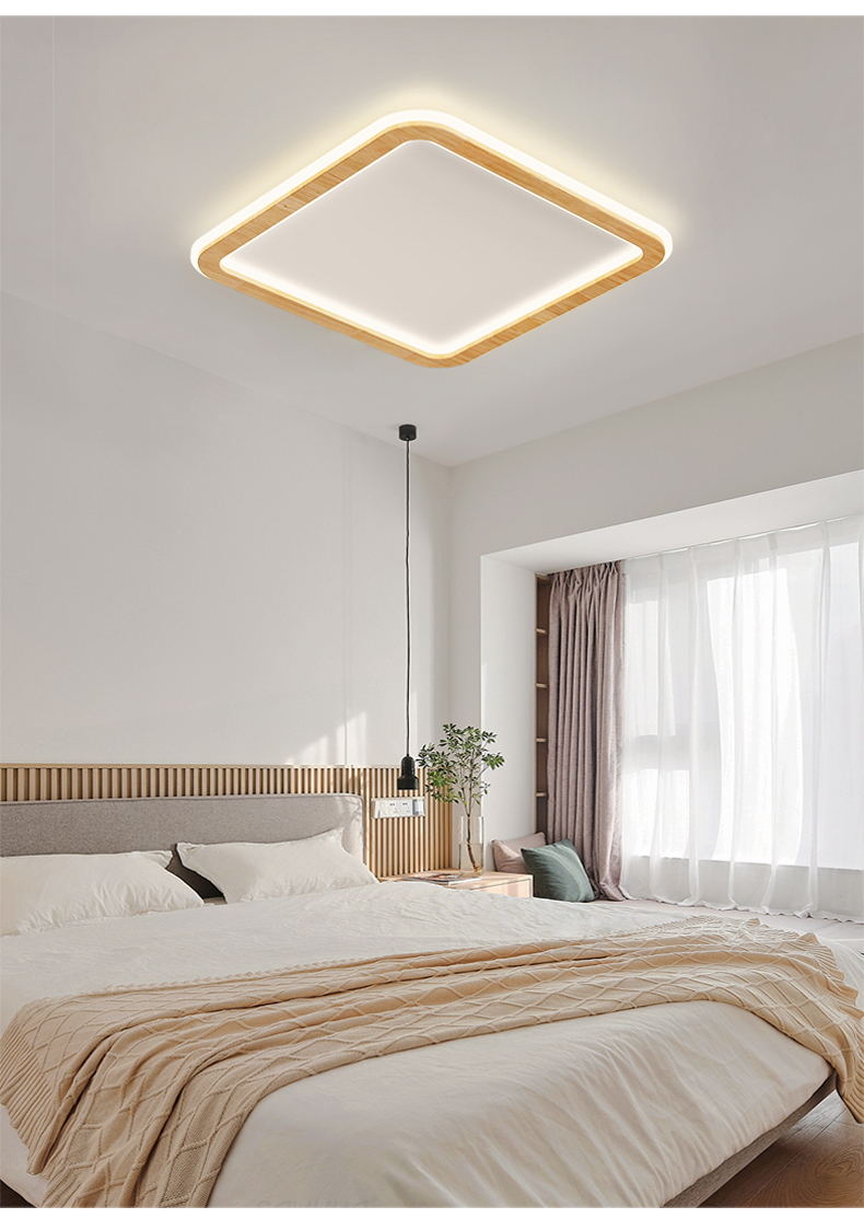 Modern Ceiling Lights Living Room Art dero Cloud round Wooden ceiling lights(WH-WA-50)