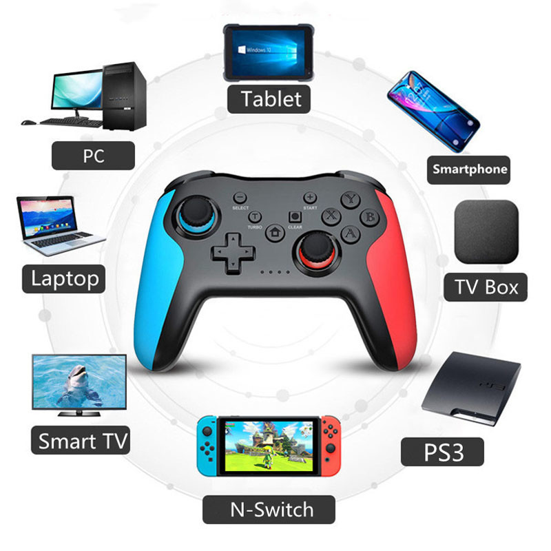 Wireless 2.4G Nintendo Switch Game Controllers Bluetooth 4.0