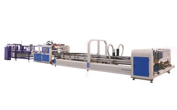 Inline PP Strapping Machine, for Automatic Folding Gluing Stitching Strapping All Inile Machine