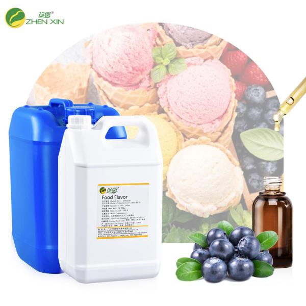 Retail Food Flavors Blueberry Scent Ice Cream Flavors For Beverage Making Candy