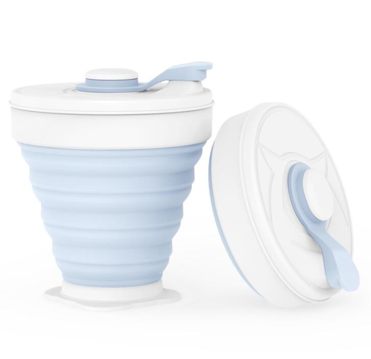 Travel Silicone Collapsible Coffee Cup Food Grade Material For Camping Hiking