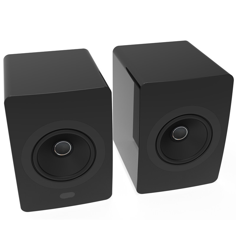 Wood TWS Bookshelf Bluetooth Speakers Portable True Wireless Speakers 200W RMS