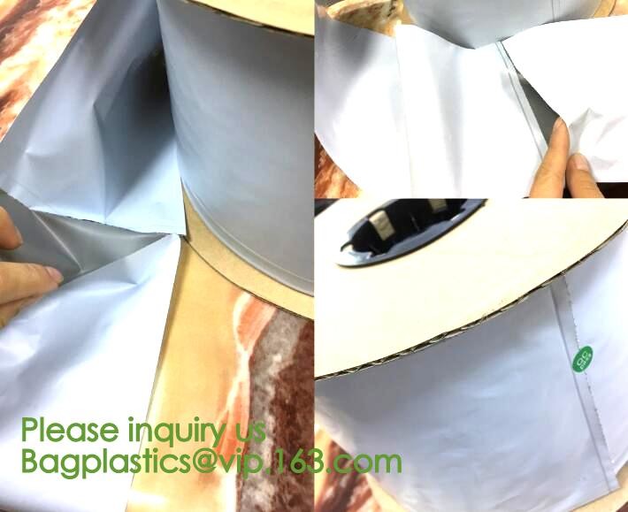 clear LLDPE easy tearing line pre-opened in roll bag,Factory custom LLDPE plastic autobag Preopened polybag on a Roll