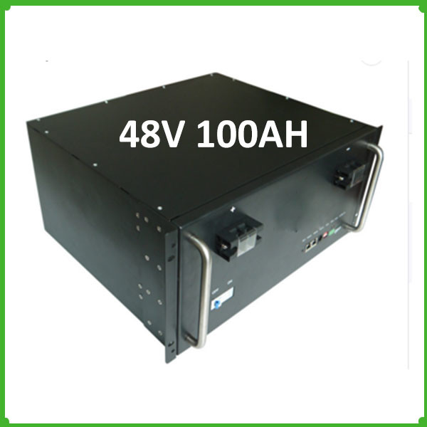 Deep Cycle LiFe 48V Lithium ion Battery 100AH LiFePO4 Battery Pack For Solar/ EV
