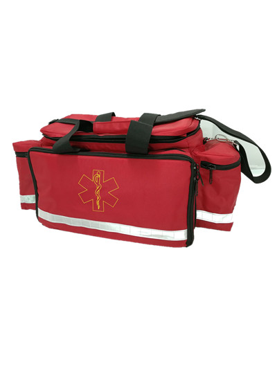 Ems Emergency Medical Airway Bag Red Nylon Ambulance First Aid Equipment Supplies