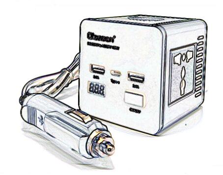12V 10A Inverter And Car Battery Charge Car And Inverter Battery Charger - 20A Converter 12V 24V To 220V Car Power Inverter