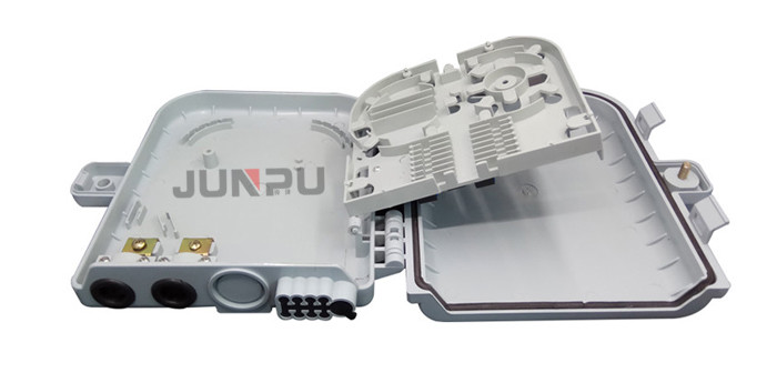 8 Port Wall Mounted Fiber Optic Distribution Box , Optical Termination Box