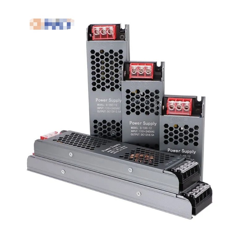 Ultra Thin And Slim Power Supply 12V/24V 60W 100W 150W Led Driver Switching Power Supply For Led Strip Light Tin Box
