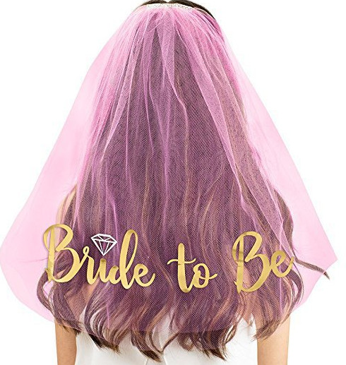 European and American singles party white veil, headband party supplies, bride's headdress, angel headdress,