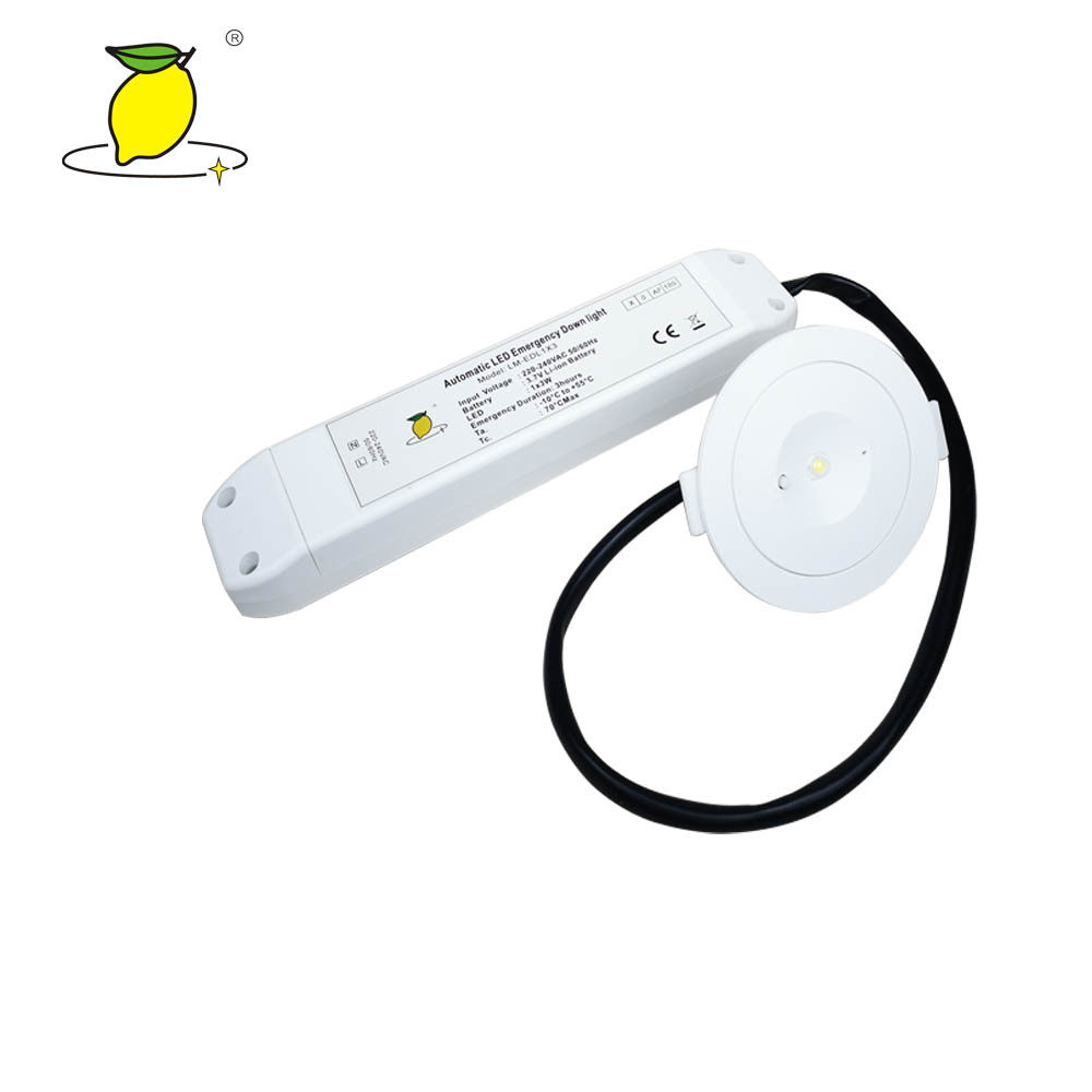 3W LED Emergency Downlight Battery Powered For Office Building / Hospital