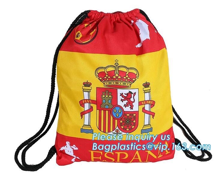 Outdoor Use 210D Sample Shoe Polyester Drawstring Bag,fashionable pattern printing polyester foldable shopping bag PACK