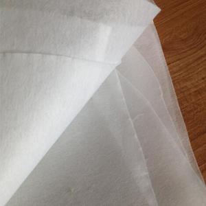 Buy cheap Non Woven Water Soluble Interlining Fabric / Water Dissolving Paper Embossed Designed product